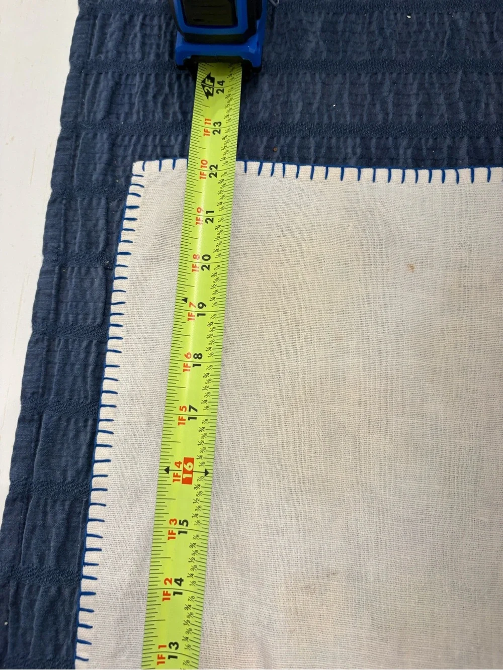 3 vintage hand Embroidered Cotton Kitchen Towels- Blue, red, green cream towels